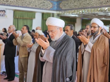 تصاویر/ برگزاری نماز عید قربان در سنندج