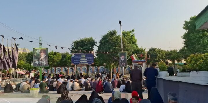 تصاویر/ برگزاری دعای عرفه در بقعه متبرکه امامزاده ابراهیم (ع) شهرستان آمل
