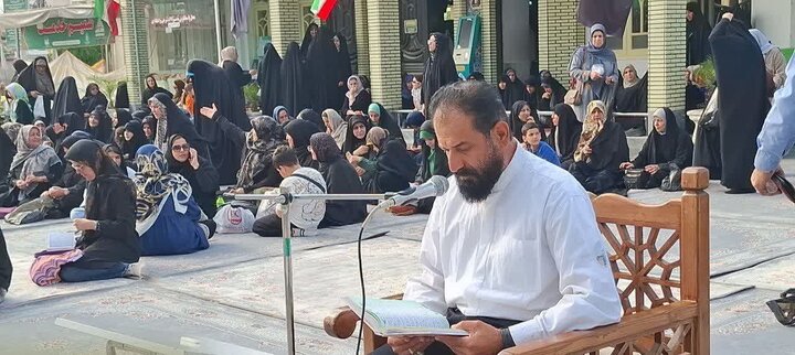 تصاویر/ برگزاری دعای عرفه در بقعه متبرکه امامزاده ابراهیم (ع) شهرستان آمل