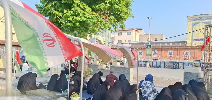 تصاویر/ برگزاری دعای عرفه در بقعه متبرکه امامزاده ابراهیم (ع) شهرستان آمل