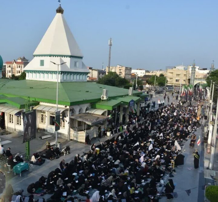 تصاویر/ برگزاری دعای عرفه در بقعه متبرکه امامزاده ابراهیم (ع) شهرستان آمل