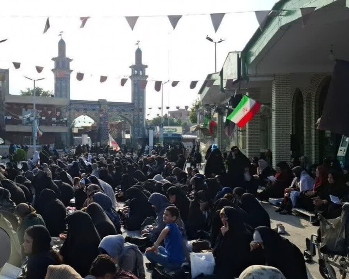 تصاویر/ برگزاری دعای عرفه در بقعه متبرکه امامزاده ابراهیم (ع) شهرستان آمل