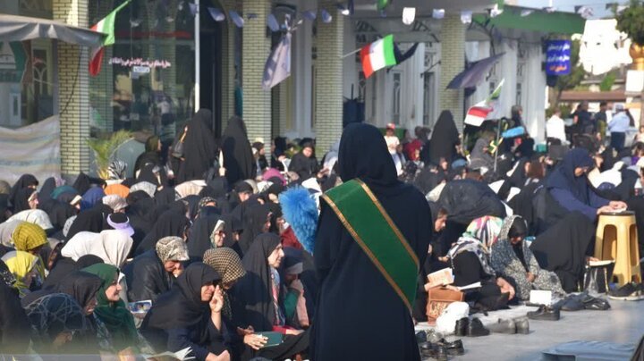 تصاویر/ برگزاری دعای عرفه در بقعه متبرکه امامزاده ابراهیم (ع) شهرستان آمل