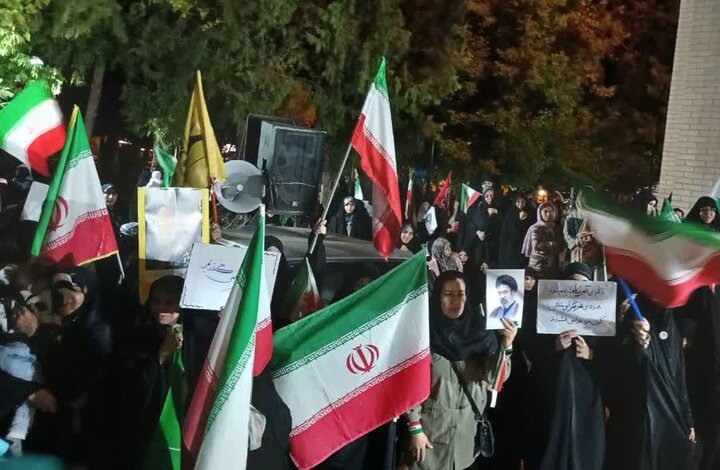تصاویر/ تجمع مردمی بیجار با حضور امام جمعه این شهرستان