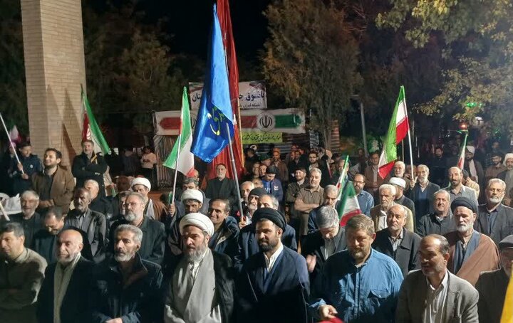 تصاویر/ تجمع مردمی بیجار با حضور امام جمعه این شهرستان