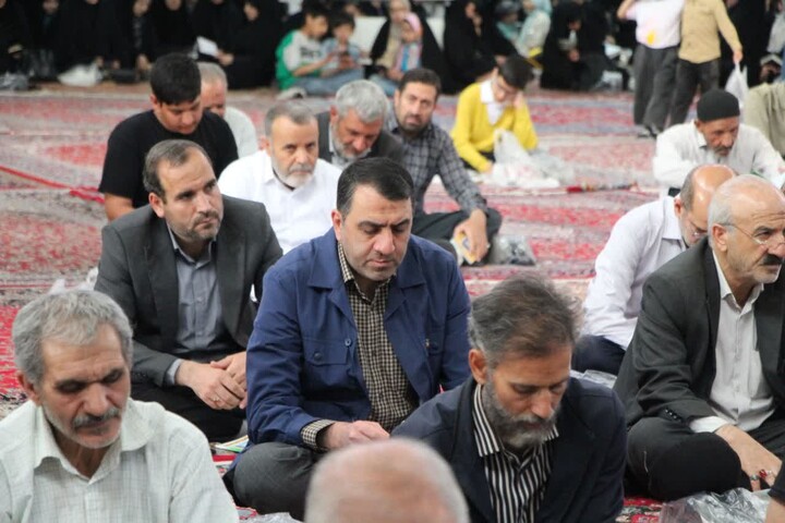 تصاویر / مراسم پرفیض دعای عرفه در مصلی حضرت ابوالفضل(ع) ملایر
