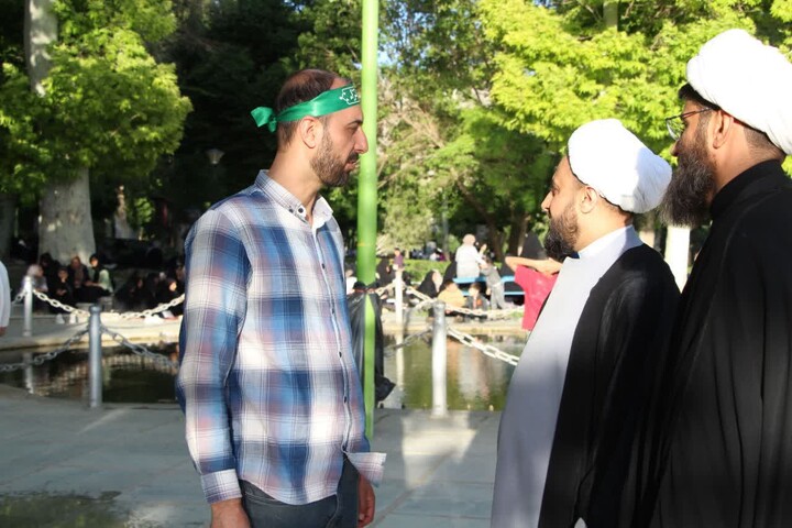 تصاویر / مراسم پرفیض دعای عرفه در پارک سیف الدوله ملایر