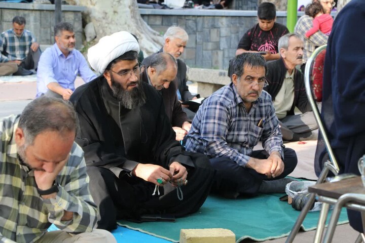 تصاویر / مراسم پرفیض دعای عرفه در پارک سیف الدوله ملایر