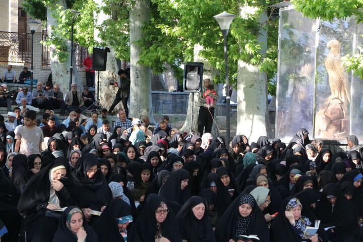 تصاویر / مراسم پرفیض دعای عرفه در پارک سیف الدوله ملایر