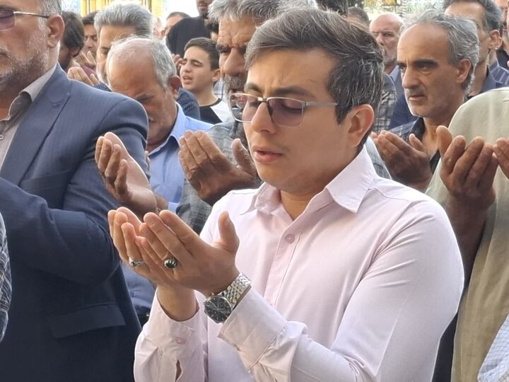 تصاویر/ نماز عیدسعیدقربان در آستان مقدس هلال بن علی (ع)