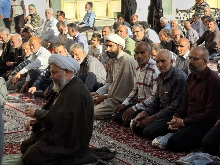 تصاویر/ نماز عیدسعیدقربان در آستان مقدس هلال بن علی (ع)