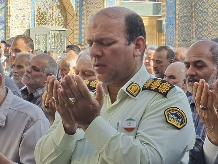 تصاویر/ نماز عیدسعیدقربان در آستان مقدس هلال بن علی (ع)
