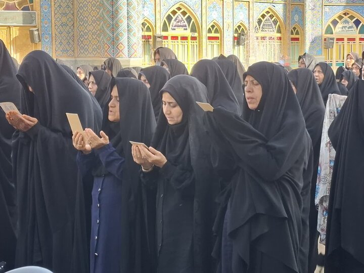 تصاویر/ نماز عیدسعیدقربان در آستان مقدس هلال بن علی (ع)
