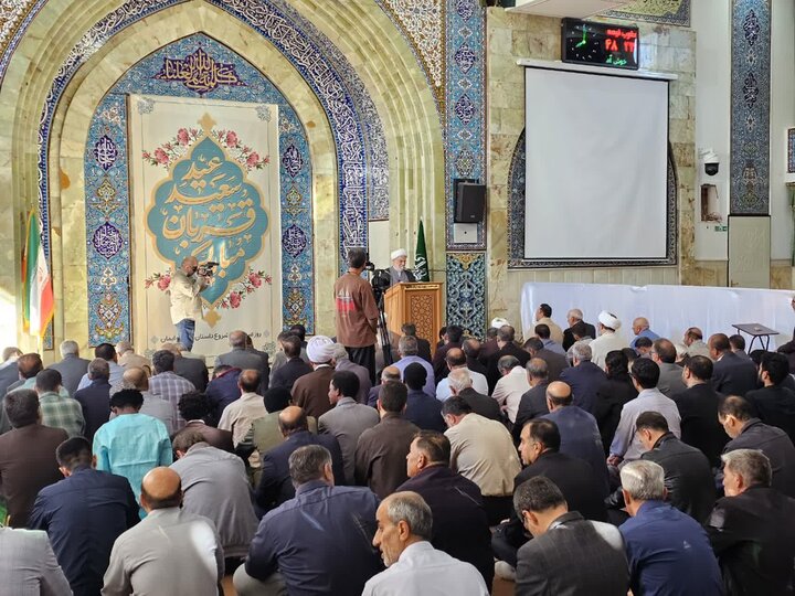 تصاویر/ برگزاری نماز عید قربان در سنندج