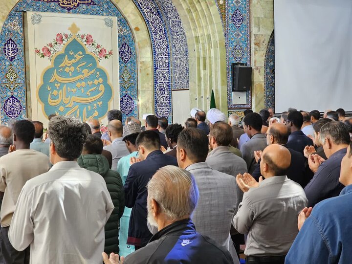 تصاویر/ برگزاری نماز عید قربان در سنندج
