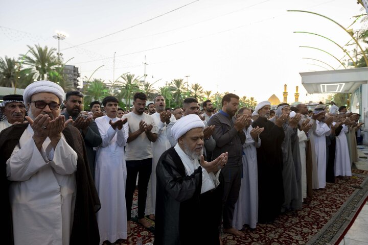 اقامه نماز عید قربان در بین الحرمین کربلای معلی