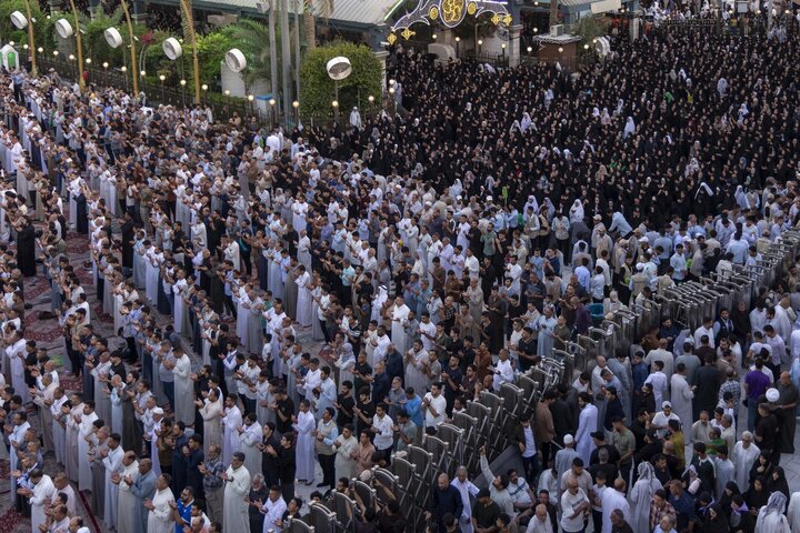 اقامه نماز عید قربان در بین الحرمین کربلای معلی