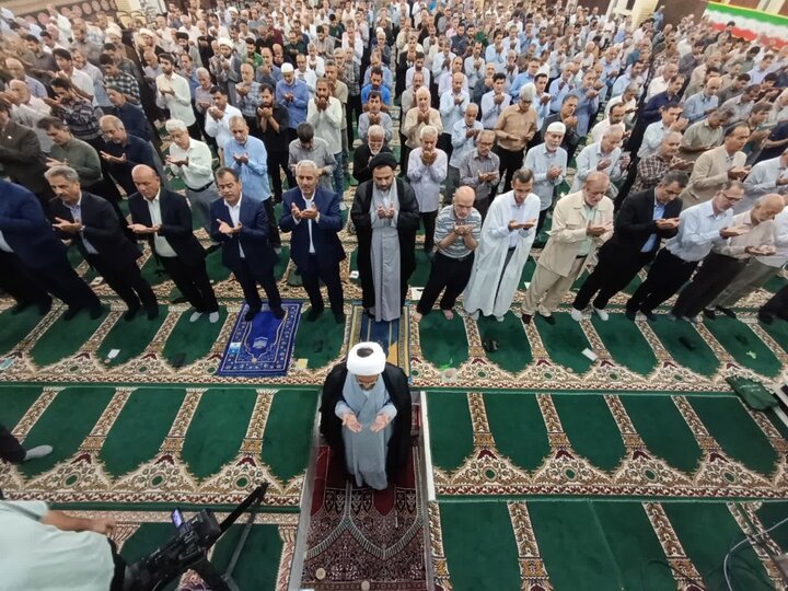 تصاویر/ برگزاری نماز عید سعید قربان در بوشهر