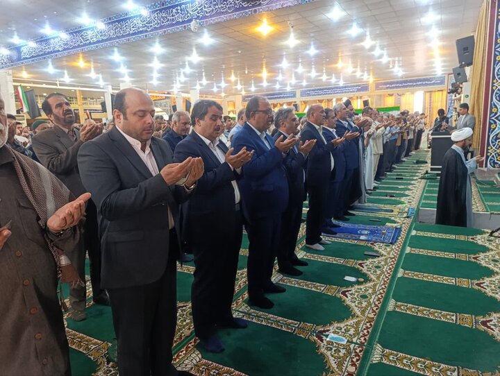 تصاویر/ برگزاری نماز عید سعید قربان در بوشهر