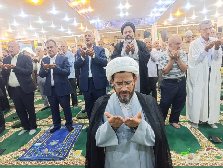 تصاویر/ برگزاری نماز عید سعید قربان در بوشهر