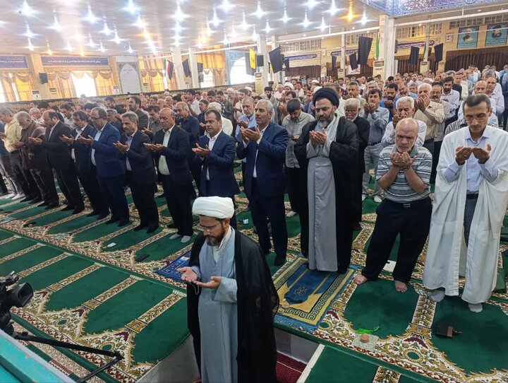 تصاویر/ برگزاری نماز عید سعید قربان در بوشهر