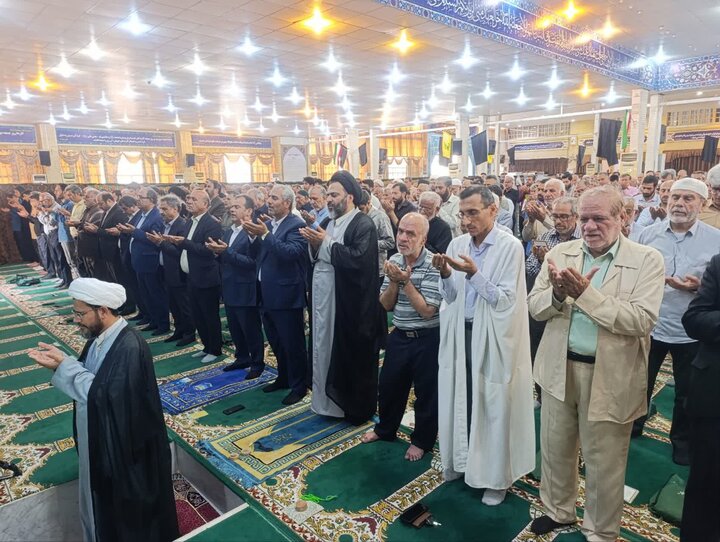 تصاویر/ برگزاری نماز عید سعید قربان در بوشهر