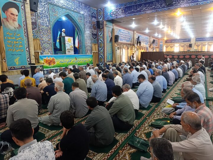تصاویر/ برگزاری نماز عید سعید قربان در بوشهر