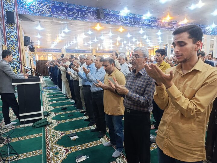 تصاویر/ برگزاری نماز عید سعید قربان در بوشهر