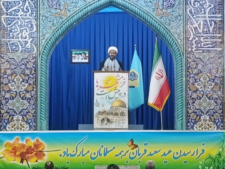 تصاویر/ برگزاری نماز عید سعید قربان در بوشهر