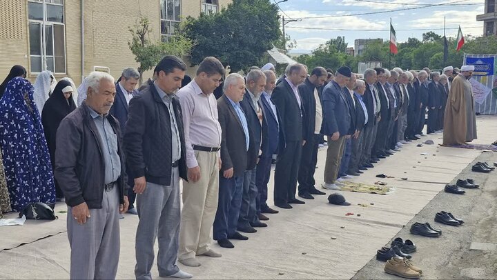 تصاویر/ اقامه نماز عید قربان در پلدشت