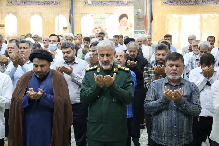 تصاویر/ اقامه نماز عید سعید قربان در دیّر