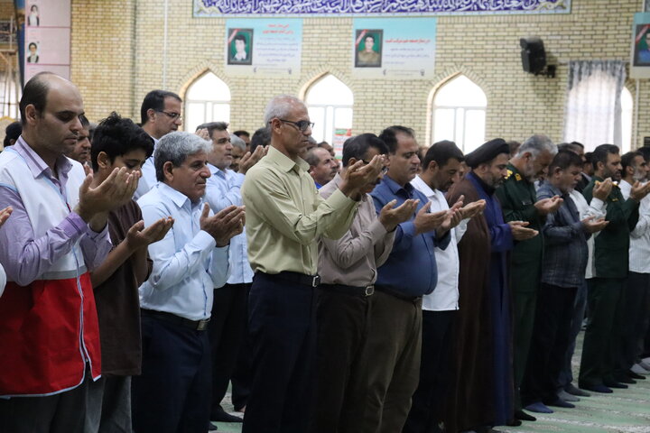 تصاویر/ اقامه نماز عید سعید قربان در دیّر
