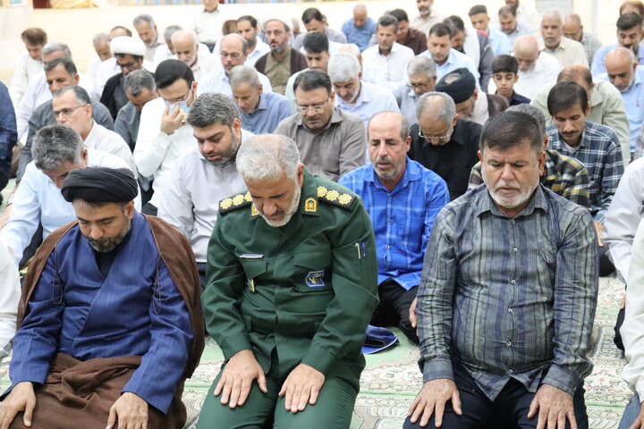 تصاویر/ اقامه نماز عید سعید قربان در دیّر
