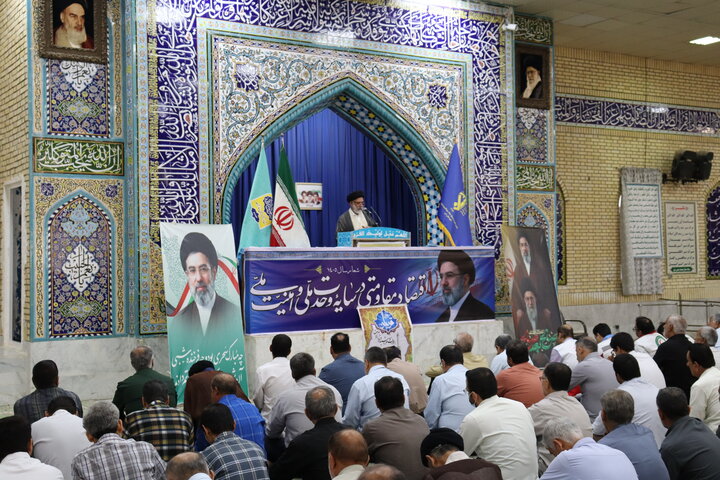 تصاویر/ اقامه نماز عید سعید قربان در دیّر