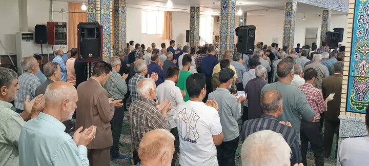 تصاویر/اقامه نماز عید قربان در ساوه