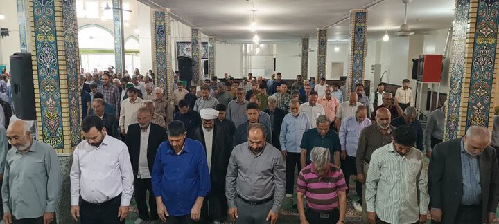 تصاویر/اقامه نماز عید قربان در ساوه