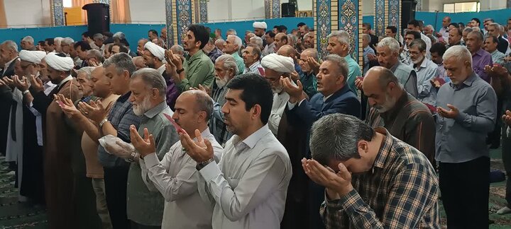 تصاویر/اقامه نماز عید قربان در ساوه