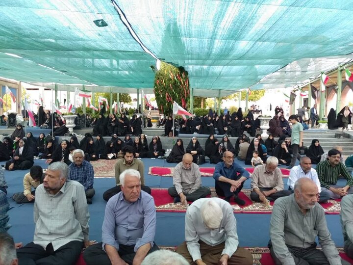 تصاویر/ اقامه نماز عید قربان در شهر خانوک