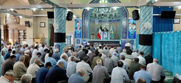 تصاویر/ اقامه نماز عید قربان در شهر انار