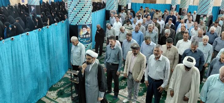 تصاویر/ اقامه نماز عید قربان در شهر انار