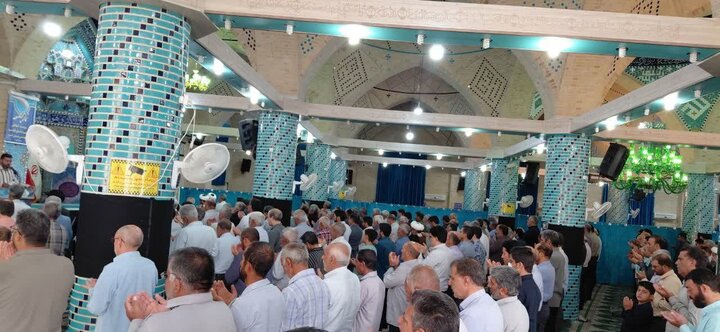 تصاویر/ اقامه نماز عید قربان در شهر انار