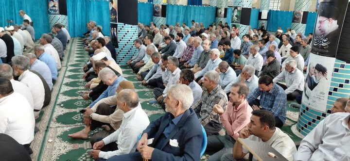 تصاویر/ اقامه نماز عید قربان در شهر انار