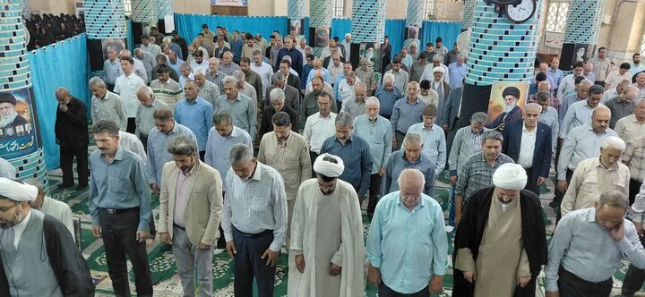 تصاویر/ اقامه نماز عید قربان در شهر انار