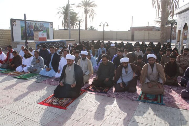 تصاویر/ اقامه نماز عید قربان در شهر جازموریان