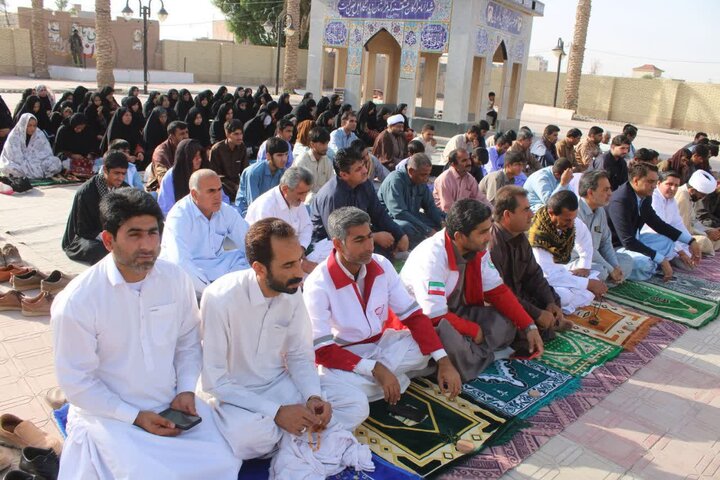 تصاویر/ اقامه نماز عید قربان در شهر جازموریان