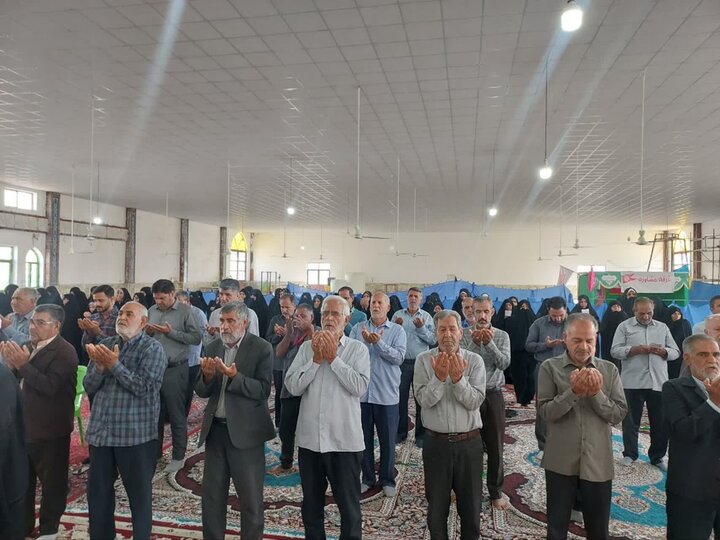 تصاویر/ اقامه نماز عید قربان در شهر صفائیه