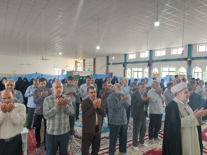 تصاویر/ اقامه نماز عید قربان در شهر صفائیه