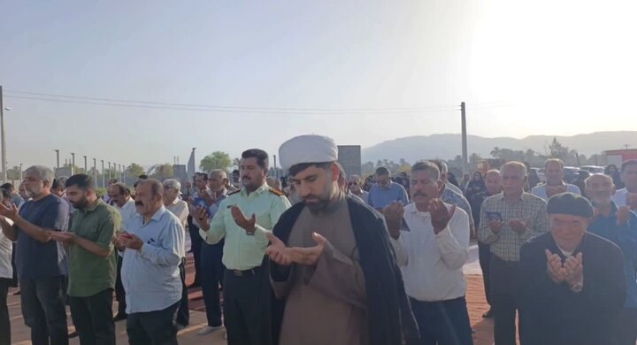 تصاویر/ اقامه نماز عید قربان در شهر نودژ
