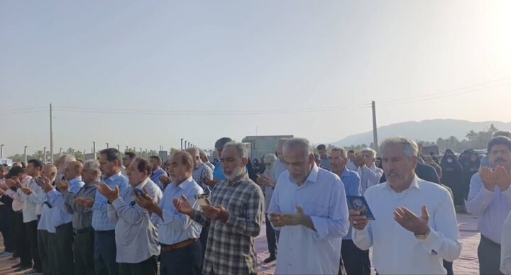 تصاویر/ اقامه نماز عید قربان در شهر نودژ