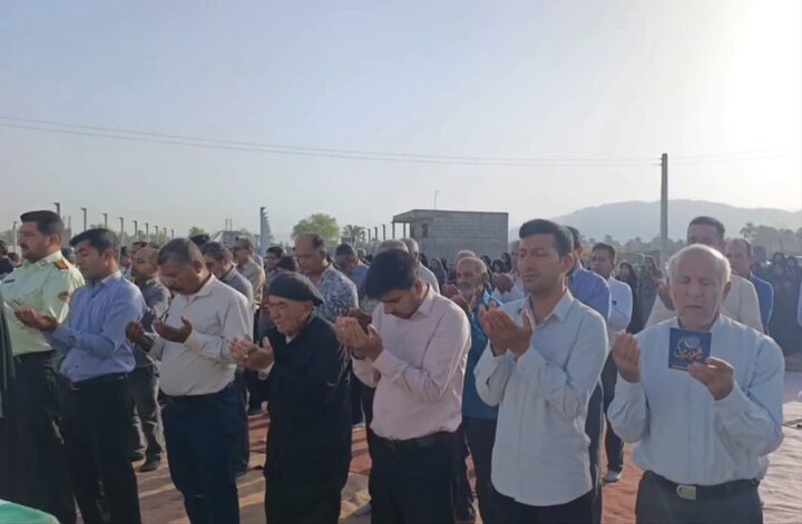 تصاویر/ اقامه نماز عید قربان در شهر نودژ